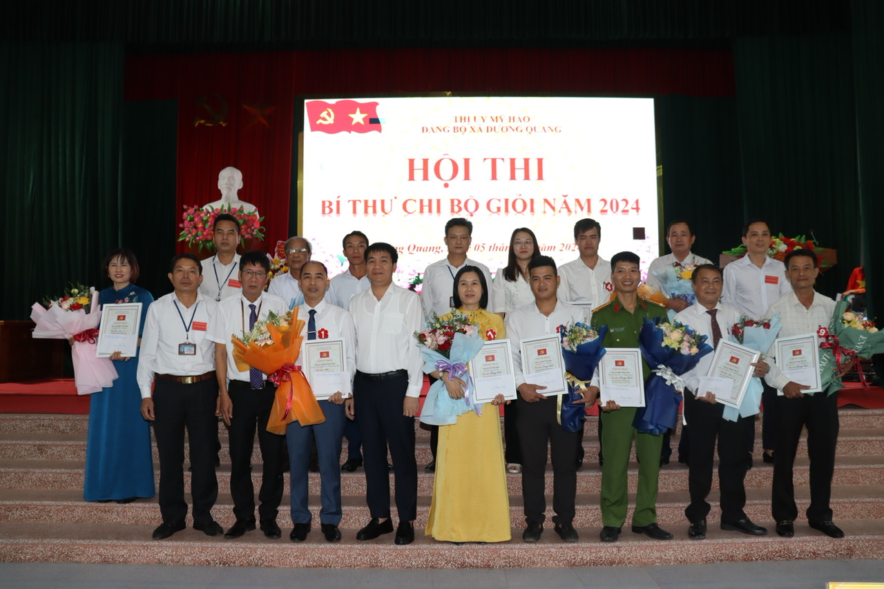   Hội thi Bí thư chi bộ giỏi xã Dương Quang