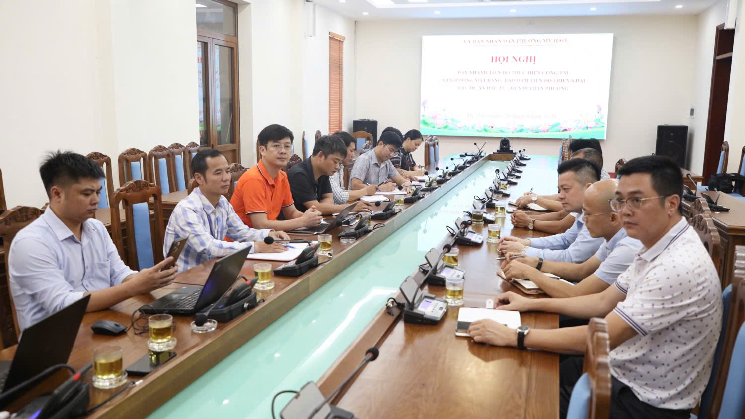 Đẩy nhanh tiến độ giải phóng mặt bằng, bảo đảm tiến độ triển khai các dự án đầu tư trên địa bàn phường Mỹ Hào