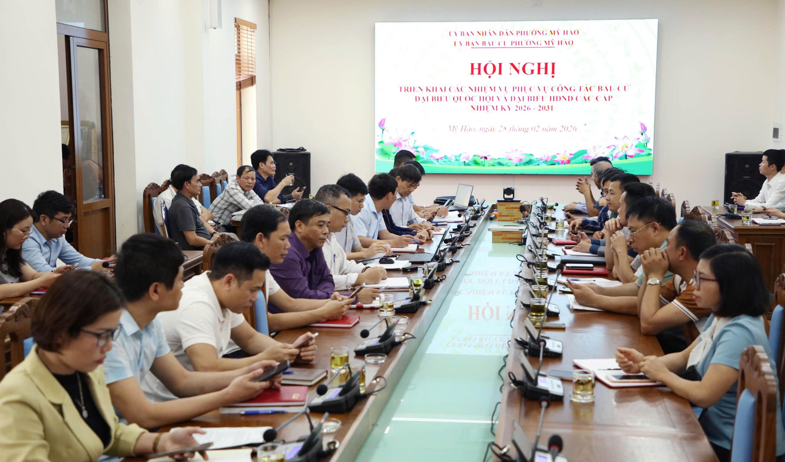 Hội nghị triển khai các nhiệm vụ phục vụ bầu cử đại biểu Quốc hội và đại biểu HĐND các cấp