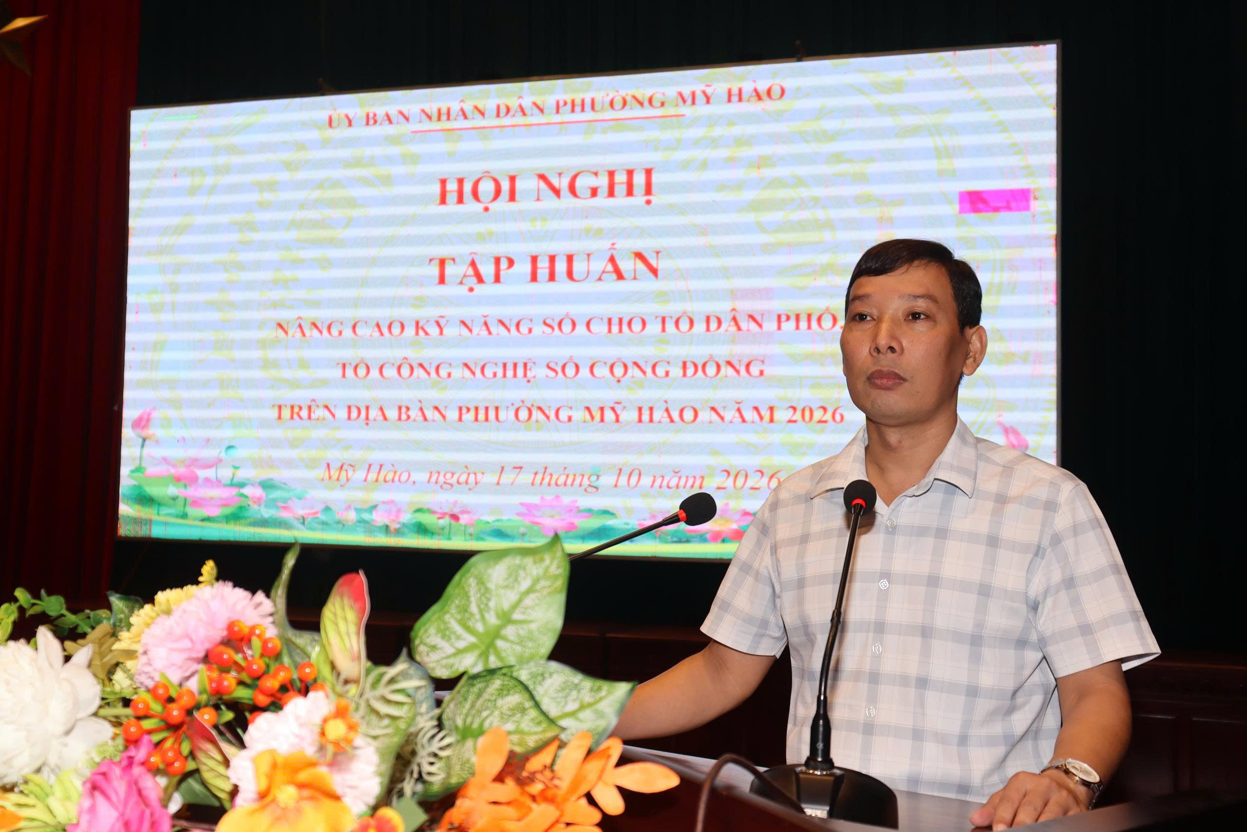 Phường Mỹ Hào tập huấn nâng cao kỹ năng số cho Tổ dân phố và Tổ công nghệ số cộng đồng năm 2026