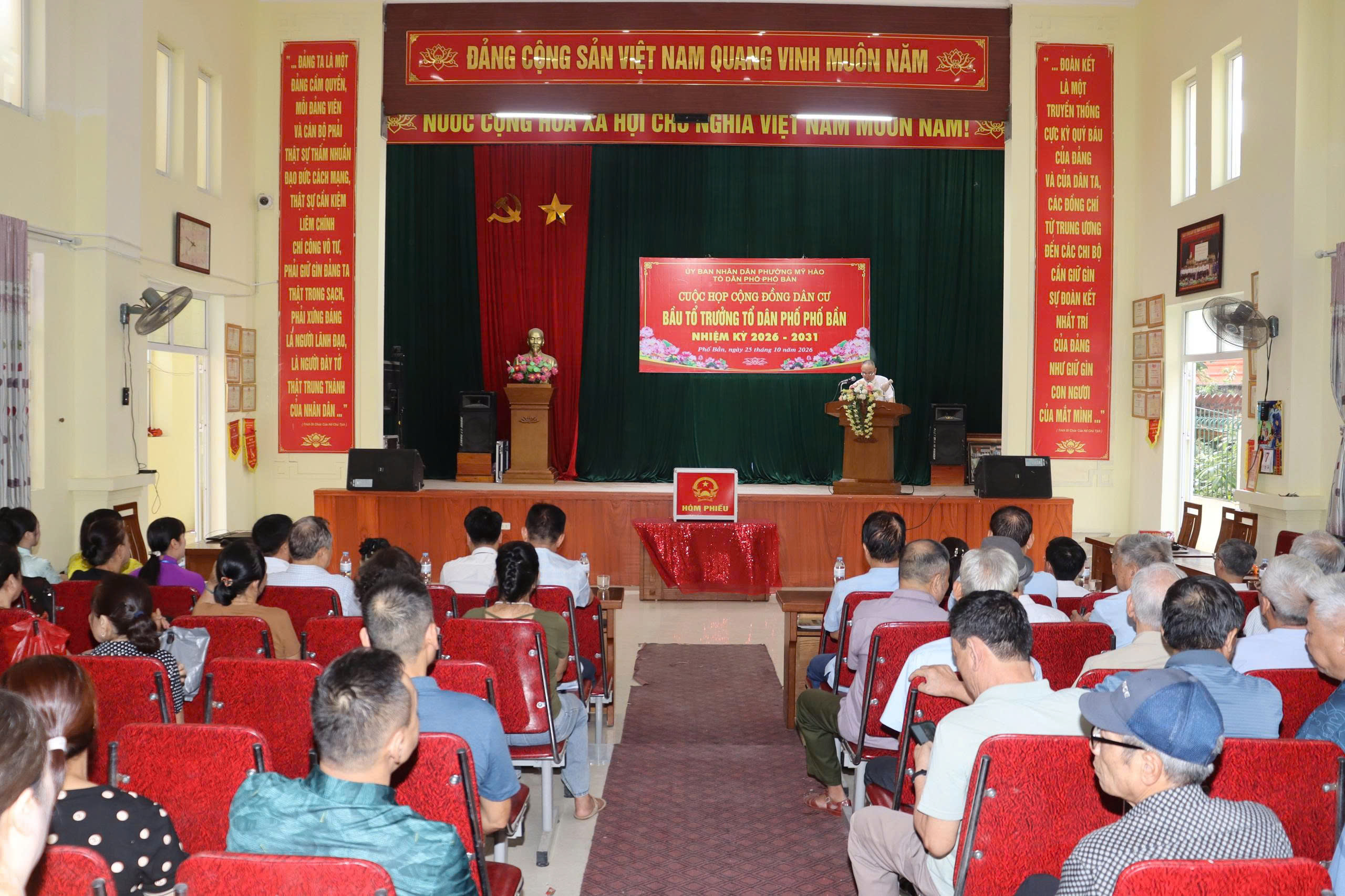 Phường Mỹ Hào hoàn thành bầu cử Tổ trưởng tổ dân phố nhiệm kỳ 2026-2031